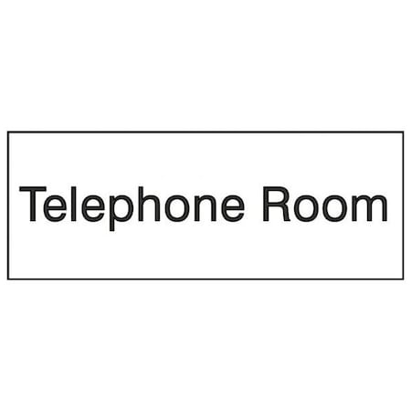 Accuform 8 in W x 3 in H, Engraved Plastic PSG860WT